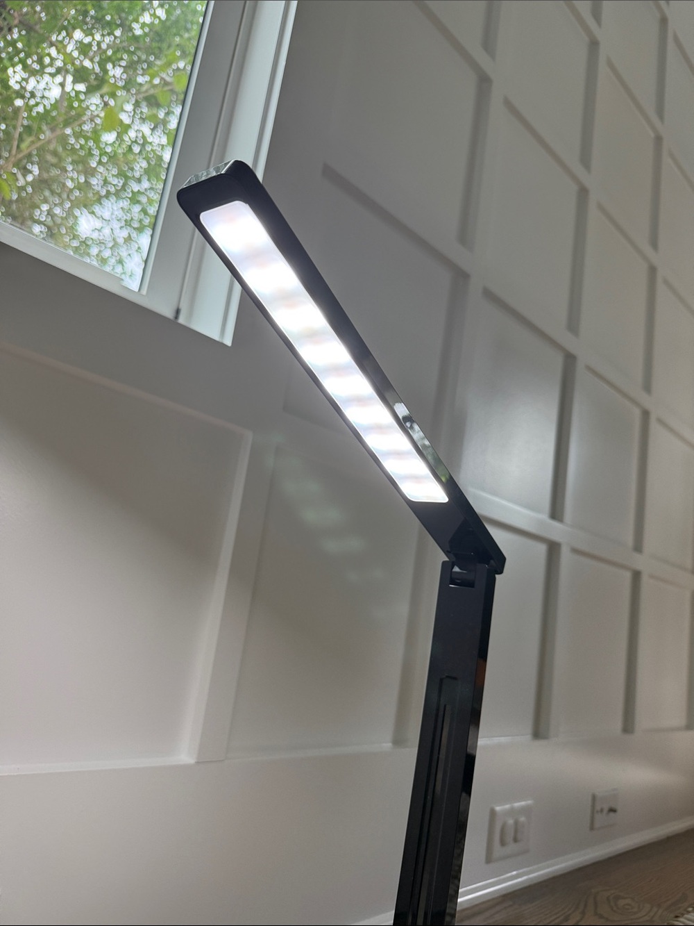 Adjustable Black LED Task Lamp with Touch Controls - Picture 3 of 4